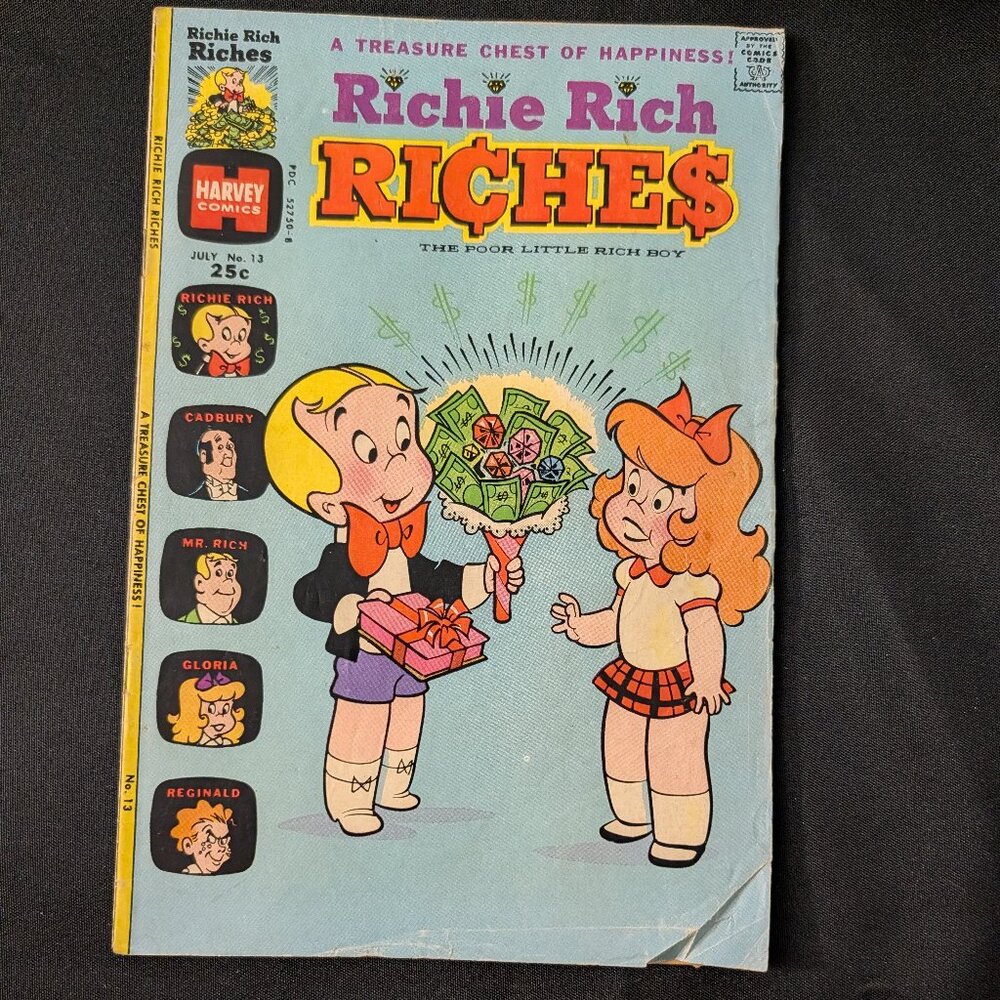 Richie Rich 1970's and 1980's Comic Books